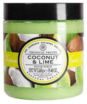 Cukrový tělový peeling Somerset Toiletry – kokos a limetka, 550 g – Tělové peelingy