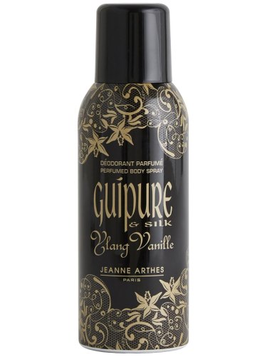 Dámský tělový sprej Jeanne Arthes Guipure & Silk Ylang Vanille, 150 ml