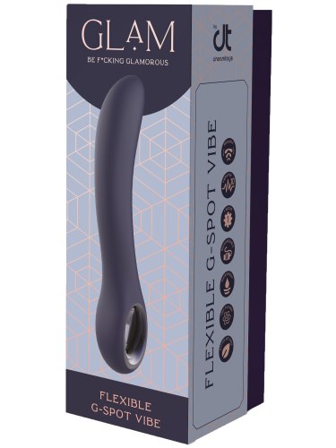 Vibrátor na bod G Glam Flexible G-Spot Vibe