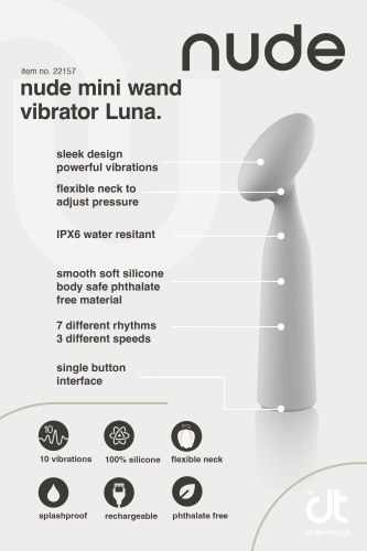 Malá masážní hlavice Nude Luna