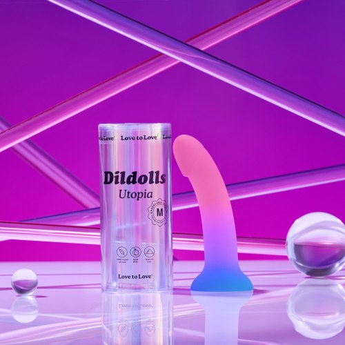 Silikonové dildo s přísavkou Dildolls Utopia M