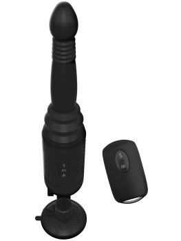 Anální přirážecí a hřejivý vibrátor s přísavkou Vibrating Ass Thruster – Přirážecí vibrátory