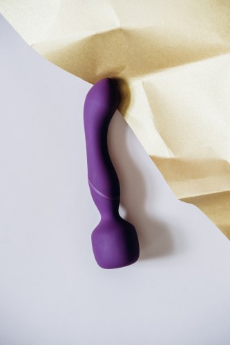 Hřejivá masážní hlavice/vibrátor Heating Wand Purple