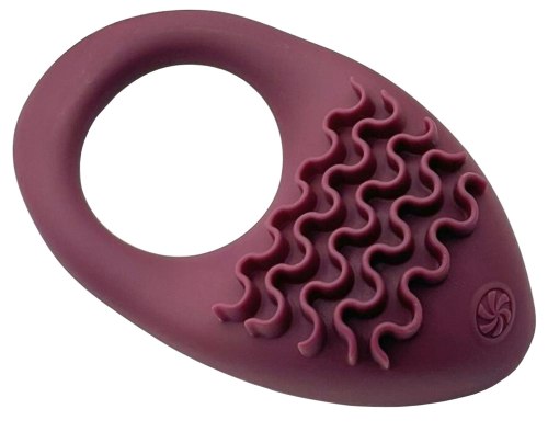 Nabíjecí vibrační erekční kroužek Pure Passion Stellar Wine Red