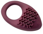 Nabíjecí vibrační erekční kroužek Pure Passion Stellar Wine Red