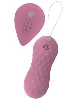 Rotační a vibrační vajíčko Take It Easy Dea Pink – Vibrační vajíčka