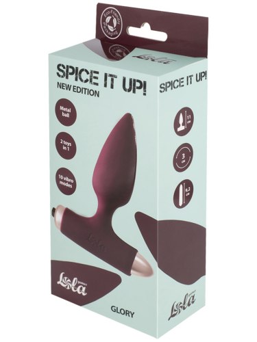 Vibrační anální kolík s vnitřní kuličkou Spice It Up! Glory