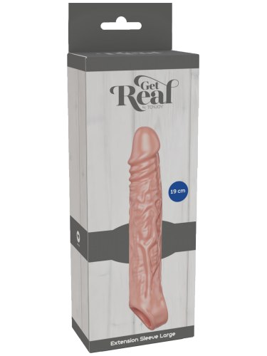 Prodlužovací návlek na penis Get Real Large, tělový