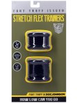 Sada natahovačů varlat Stretch Flex Trainers Black, 2 ks