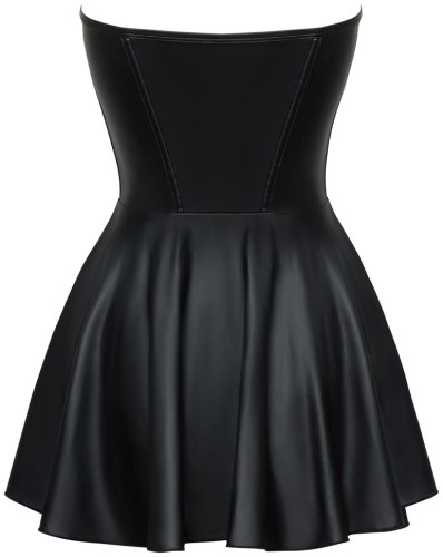 Korzetové minišaty se skládanou sukní