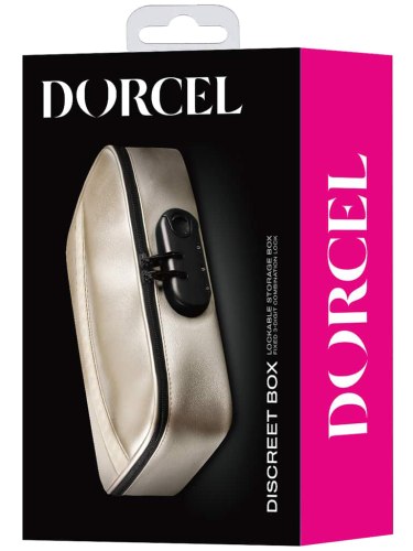 Uzamykatelný kufřík na erotické pomůcky Dorcel Discreet Box Gold