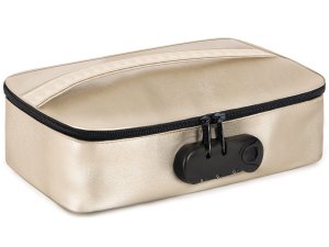 Uzamykatelný kufřík na erotické pomůcky Dorcel Discreet Box Gold – Kosmetické kufříky na pomůcky