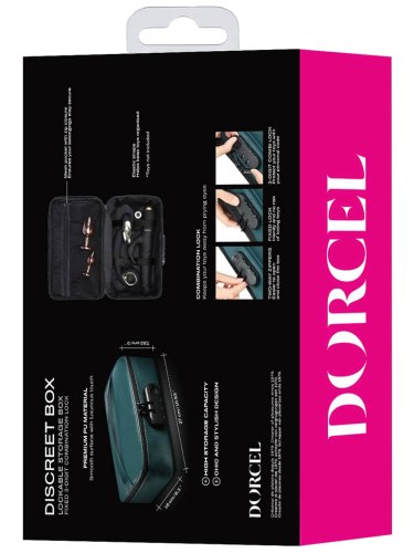 Uzamykatelný kufřík na erotické pomůcky Dorcel Discreet Box Green