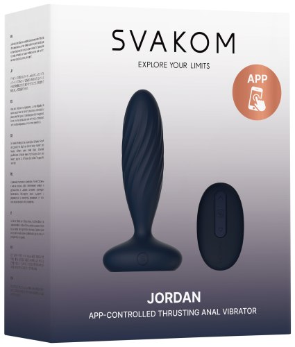 Přirážecí vibrační kolík Svakom Jordan Navy Blue