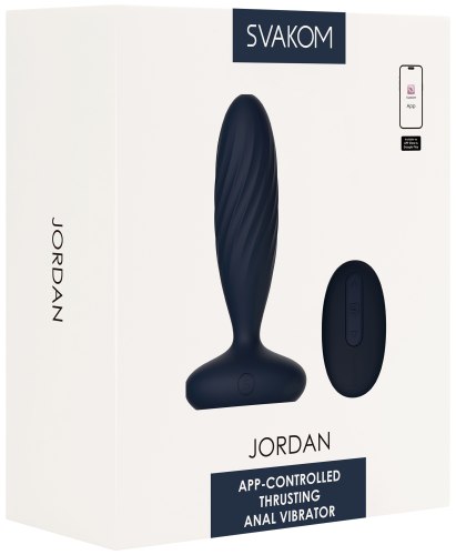 Přirážecí vibrační kolík Svakom Jordan Navy Blue