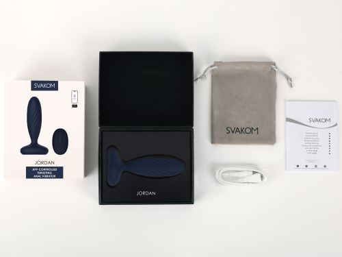 Přirážecí vibrační kolík Svakom Jordan Navy Blue