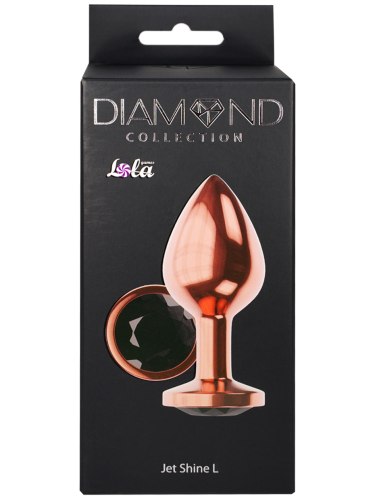 Anální kolík se šperkem Diamond Shine L, různé barvy