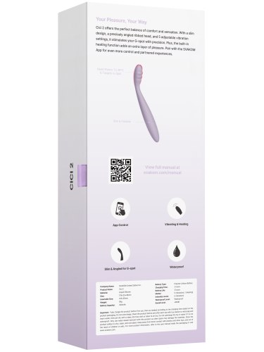 Ohebný hřejivý vibrátor Svakom Cici 2