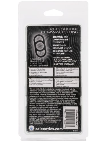 Erekční kroužek Liquid Silicone Commander Ring
