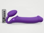 Tvarovatelný samodržící vibrační strapon Strap-On-Me Purple (velikost XL)