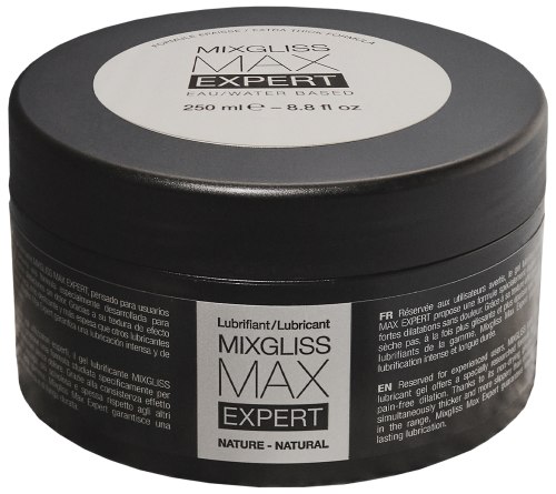 Vodní lubrikační gel MIXGLISS MAX EXPERT Natural, 250 ml