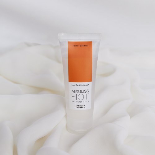 Hřejivý vodní lubrikační gel MIXGLISS HOT Cinnamon, 70 ml