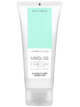 Chladivý vodní lubrikační gel MIXGLISS FRESH Pepper Mint, 70 ml – Chladivé lubrikační gely (tlumivé)