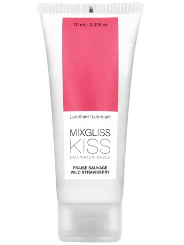 Vodní lubrikační gel MIXGLISS KISS Wild Strawberry, 70 ml