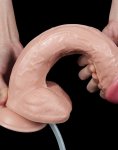 Stříkací realistické dildo s přísavkou Squirt Extreme 11"