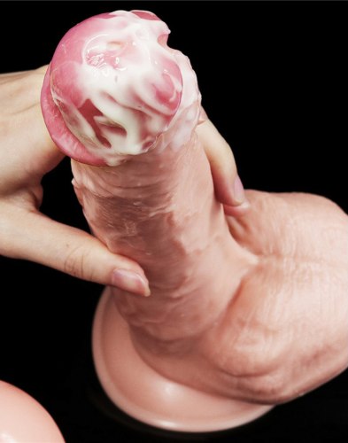 Stříkací realistické dildo s přísavkou Squirt Extreme 11"