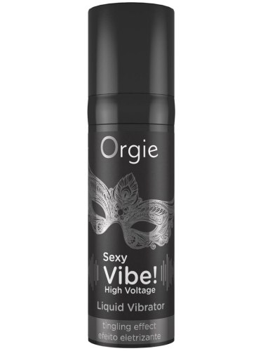 Stimulační gel s vibračním efektem Orgie Sexy Vibe! High Voltage, 15 ml