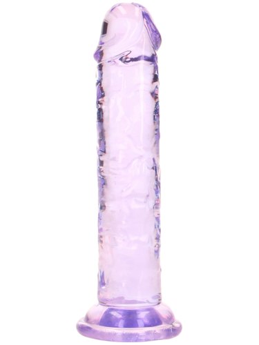 Realistické dildo s přísavkou RealRock 6", fialové