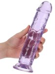 Realistické dildo s přísavkou RealRock 9", fialové