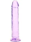 Realistické dildo s přísavkou RealRock 9", fialové