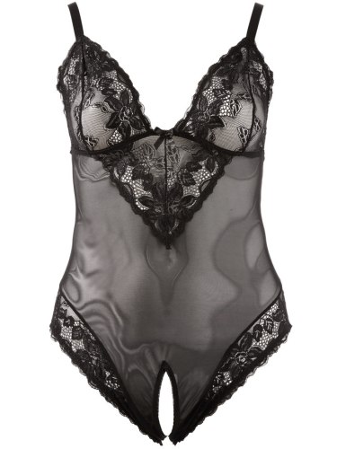 Průsvitné body s krajkou