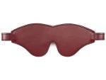 Kožená maska na oči Wine Red