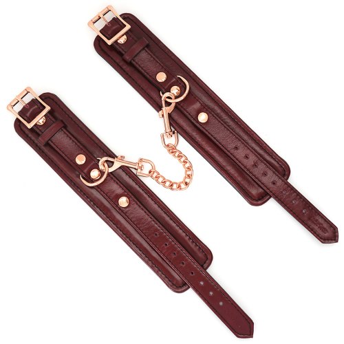 Kožená pouta na ruce Wine Red