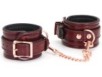 Kožená pouta na ruce Wine Red