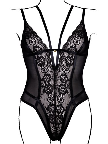 Síťované body s krajkou Le Désir Amour, plus size