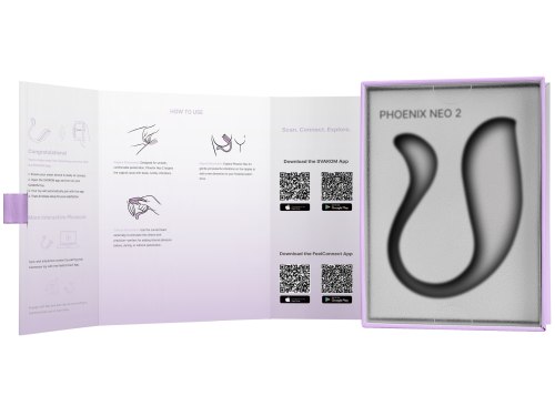 Interaktivní vibrační vajíčko Svakom Phoenix Neo 2 Pastel Lilac