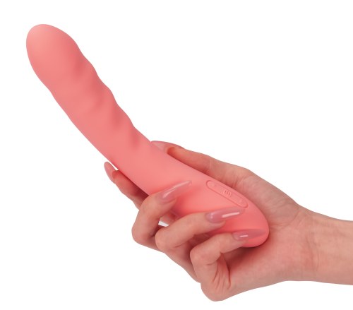 Interaktivní přirážecí vibrátor Svakom Ava Neo Peach Pink