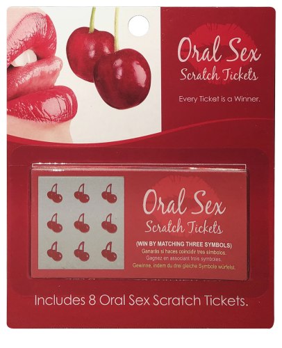 Stírací los Oral Sex, 1 ks