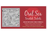 Stírací los Oral Sex, 1 ks