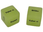 Erotické svítící hrací kostky Láska je hra, 2 ks