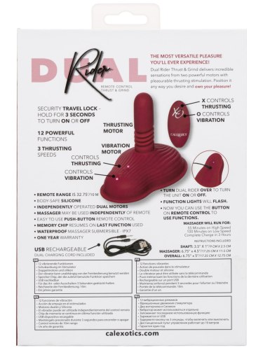 Vibrační a přirážecí sedátko DUAL Rider