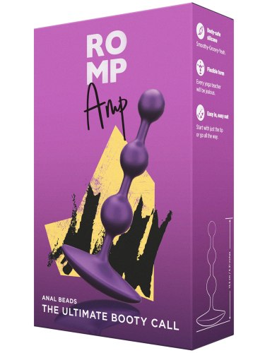 Silikonové anální kuličky ROMP Amp