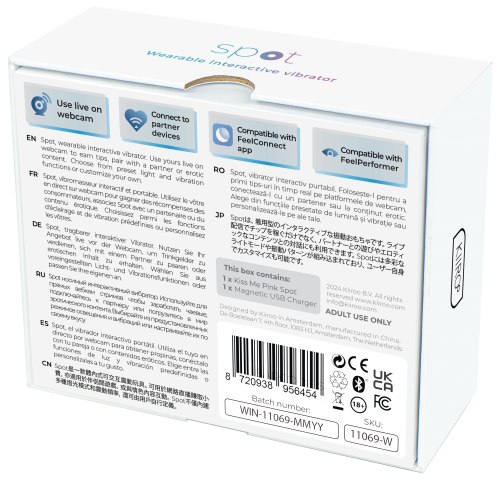 Interaktivní vibrační vajíčko Kiiroo Spot