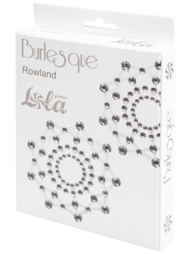 Samolepicí ozdoby na prsa Burlesque Rowland White