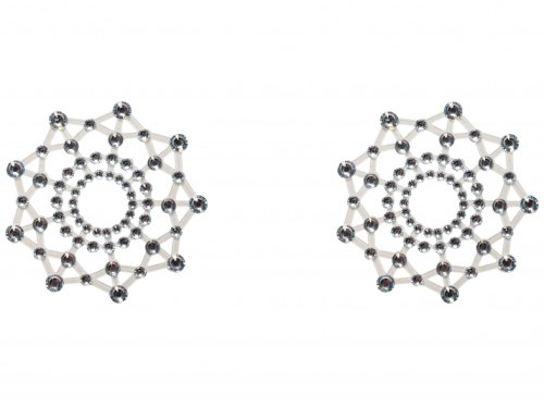 Samolepicí ozdoby na prsa Burlesque Rowland White