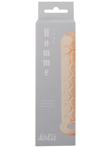 Prodlužovací návlek na penis Homme Long Flesh, pro 9 – 12 cm
